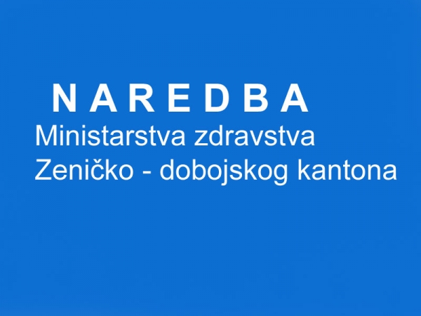 Još jedna naredba ministarstva zdravstva