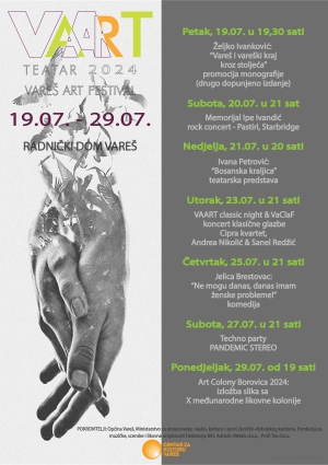 Najavljujemo 7. VAREŠ ART FESTIVAL – VAART 2024