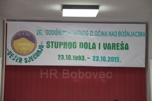 Akademija u povodu stradanja Bošnjaka Stupnog Dola i Vareša