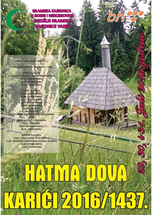 Poziv za Hatma-dovu na Karićima