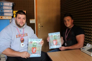 Osvajači medalja Farik i Edin