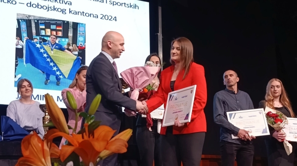 Održan izbor najboljih sportaša ZDK za 2024. godinu, među njima i naša sugrađanka Amina Hrvat