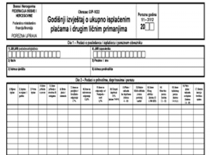 Preuzimanje GIP-1022 obrazaca u Općini Vareš