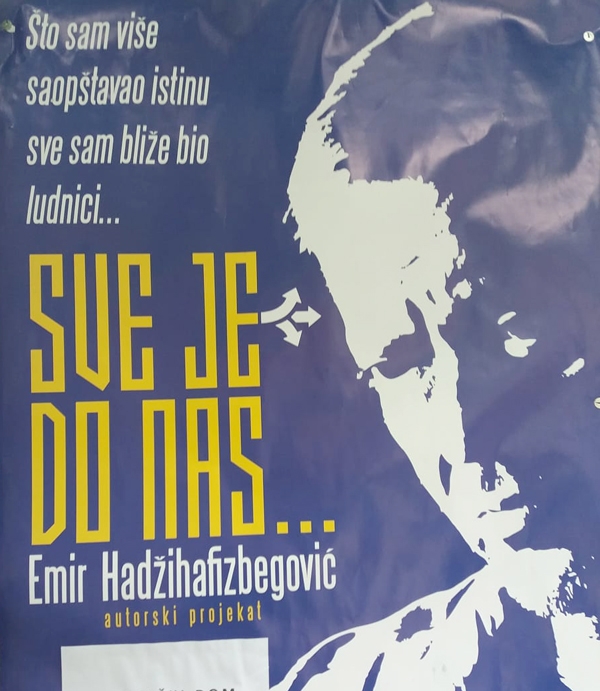 Najavljujemo - monodrama &quot;Sve je do nas&quot; u četvrtak u Radničkom domu