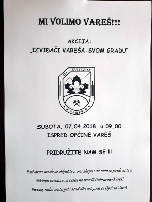 Najavljujemo akciju čišćenja - Mi volimo Vareš !!!