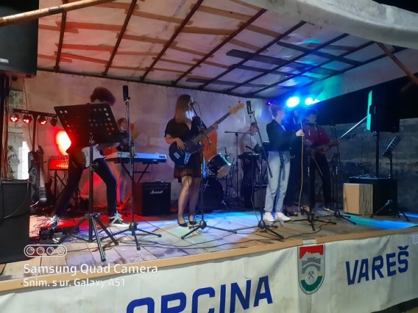 Rock koncert u Ljetnoj bašti Radničkog doma