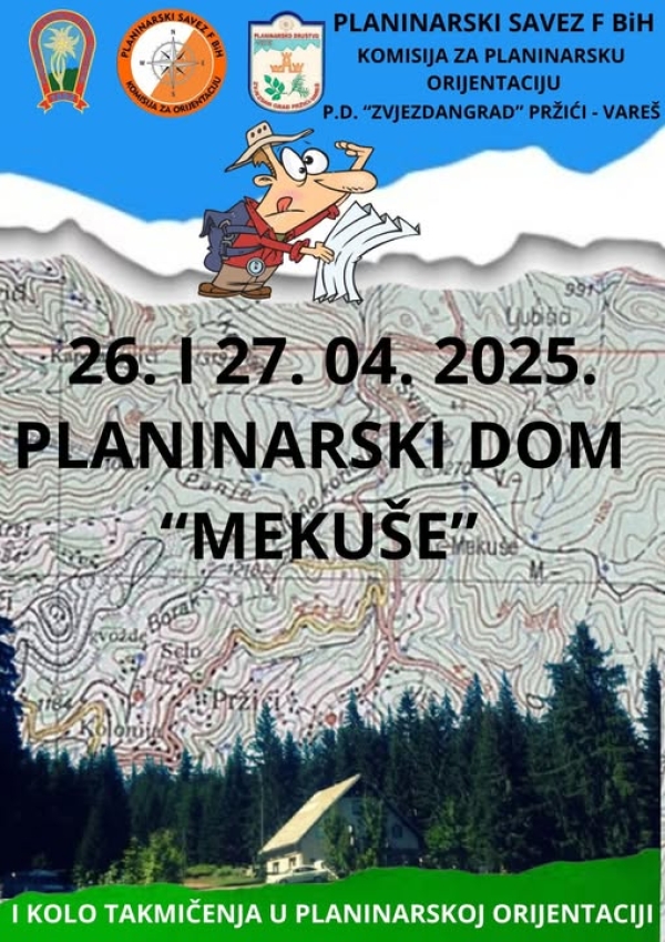 Najavljujemo – za vikend Planinarsko orijentacijsko natjecanje na Mekušama