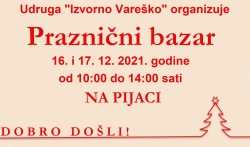 Najavljujemo - Praznični bazar