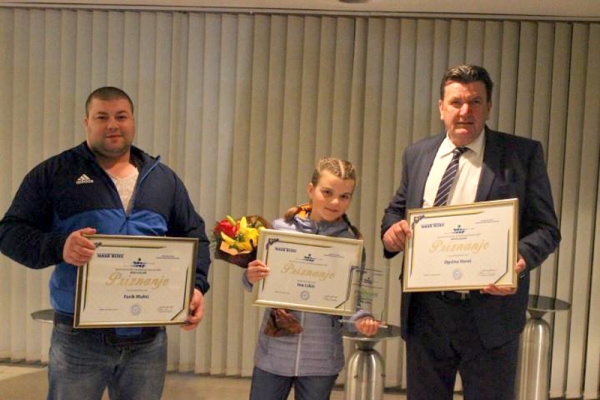 Ina sportska nada, Fariku i Općini Vareš priznanje za razvoj sporta