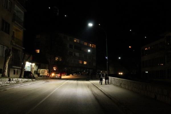 Led rasvjeta u gradu