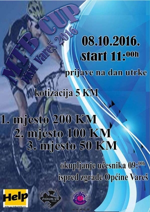 Najavljujemo - biciklistička utrka &quot;Visit Vareš MTB CUP 2016&quot; u subotu