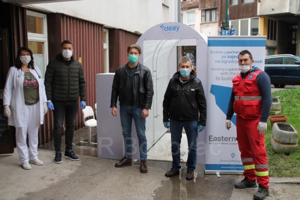 Kompanija Eastern Mining donirala tunel za dezinfekciju
