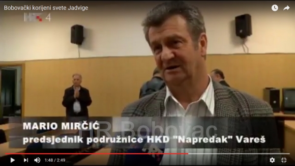 Bobovački korijeni svete Jadvige - prilog na HRT 4