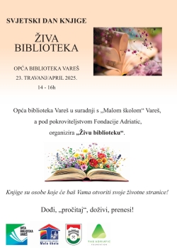 Sutra je Dan knjige, posjetite Opću biblioteku Vareš i doživite nešto posve novo