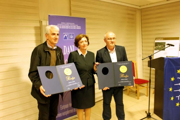 Dobitnici Povelje Boško Andrić i Općina Vareš