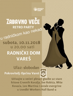 Zabavna večer u Radničkom domu