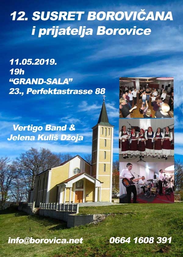 Najavljujemo 12. susret Borovičana u Beču