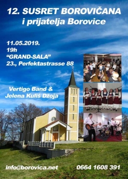Najavljujemo 12. susret Borovičana u Beču
