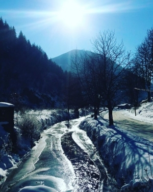 Na -30 Celzija i Stavnja zaledila