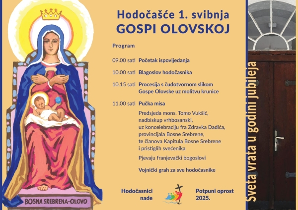Poziv na hodočašće u Olovo 1. svibnja