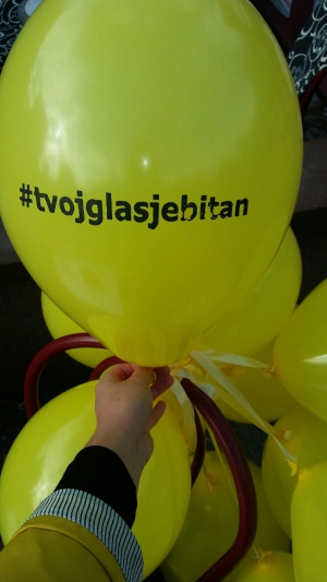 Održana ulična akcija &quot;Tvoj glas je bitan&quot;