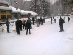 Akcija čišćenja snijega, nastavak sutra