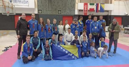 Vareški karataši donijeli medalje s međunarodnog natjecanja 2. pokalna tekma Litija open 2025.