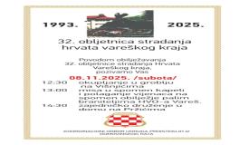 Poziv za obilježavanje Dana sjećanja  -  08. studenog