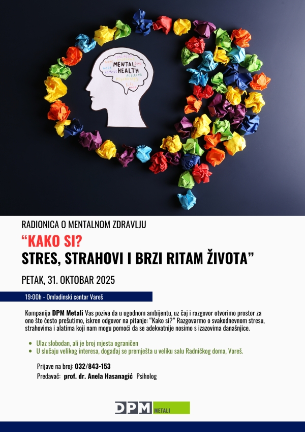 Kako si? – stres, strahovi i brzi ritam života” – radionica o mentalnom zdravlju