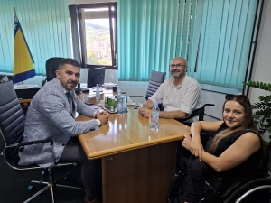 Ministar Adnan Šabani snažno podržava rad Koalicije organizacija osoba s invaliditetom ZDK