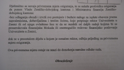 Zašto je Rektorat postao glasnogovornik bivšeg rektora?
