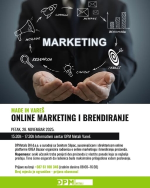 Poziv na radionicu: Online marketing i brendiranje