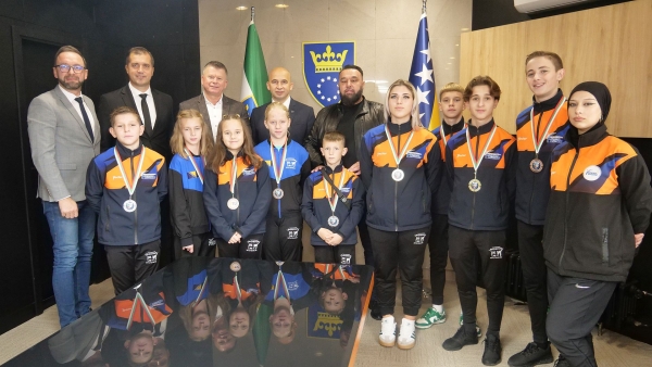 Premijer Pivić upriličio prijem za članove TKD kluba “Bosna-Rudar” iz Visokog