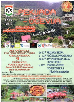 Pozivamo vas na 9. Pekijadu Oćevija 2025.
