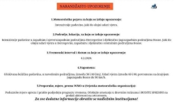 Upaljen narančasti meteoalarm za 04.02.2026. godine