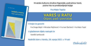 Najavljujemo - promocija knjige „Vareš u ratu otpor, pad, povratak“