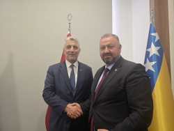 Ministar gospodarstva ZDK Samir Šibonjić pozvao ministra trgovine Republike Turske Ömera Bolata da naredne godine svečano otvori sajam ZEPS