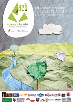 Najavljujemo - 3. Međunarodnu likovnu koloniju „Umjetnost u šumi zaboravljenog kraljevstva“  Borovica 2017.
