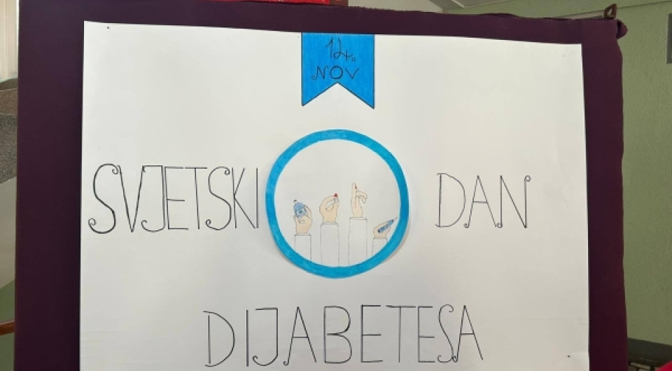 Vareški srednjoškolci obilježili Svjetski dan borbe protiv dijabetesa